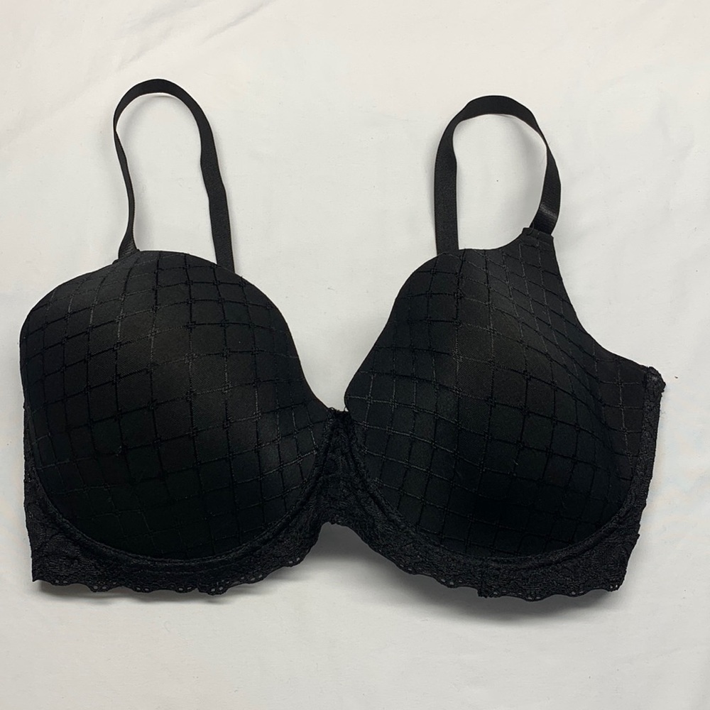 Delta Burke Underwire Bra 38DD Black